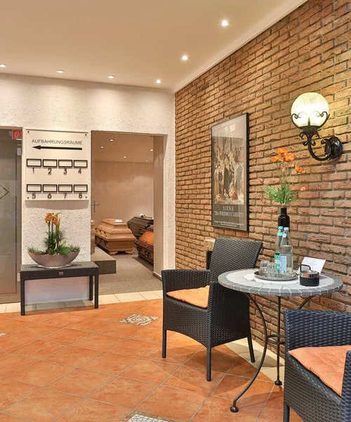 Vorraum Beerdigungsinstitut Freuer